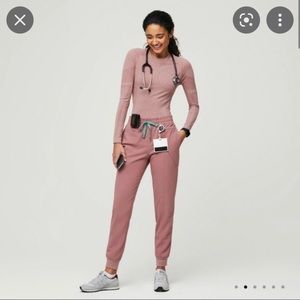 Figs Mineral Mauve Medium Petite Zamora Jogger Scrub Pants